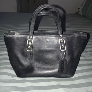 Small black Coach purse